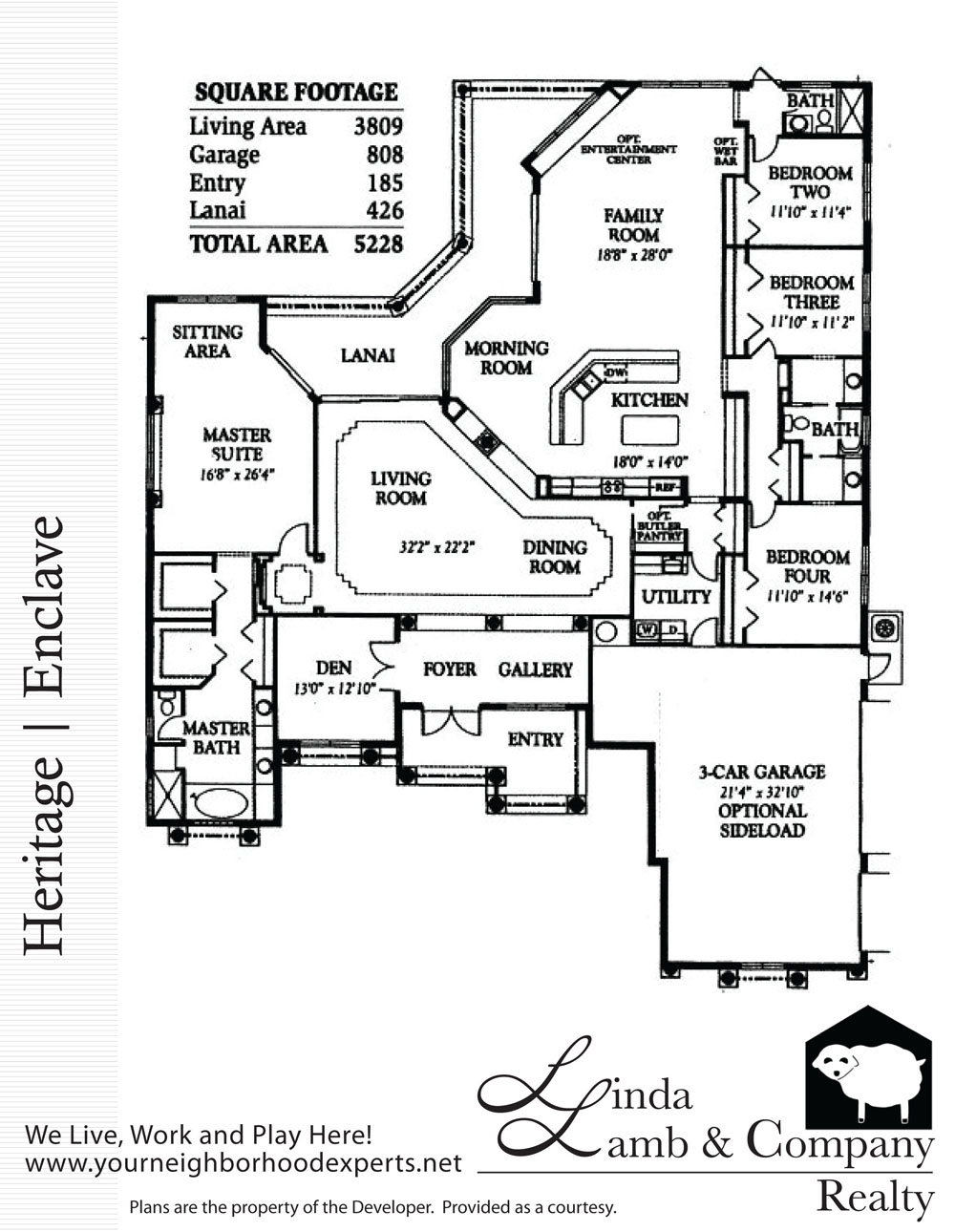 heritage floor plan enclave heritage palms florida fort myers linda lamb and company real estate